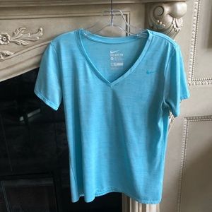 NIKE LIGHT BLUE DRI-FIT Tee